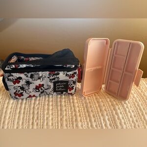 Petunia Pickle Bottom Disney Travel Organizer with Pink Pill Case